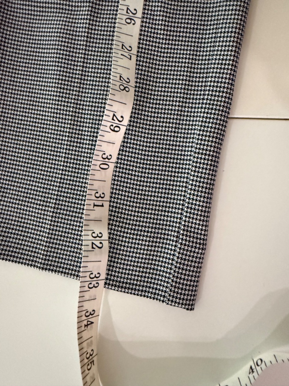Ann Taylor Factory Petite Black & White Houndstooth Pants, Size 0P, NWOT - Picture 4 of 8